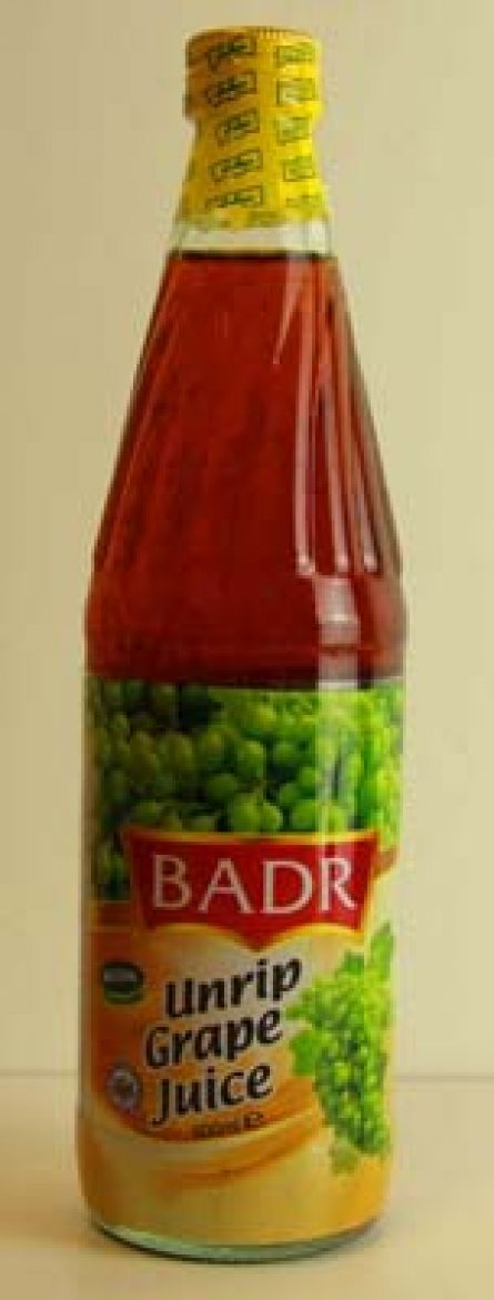Unripe Grape Juice